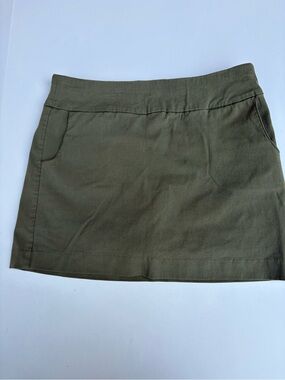 Women’s Athletic Skort with Built-In Shorts in Olive-12p- #sports #pickleball